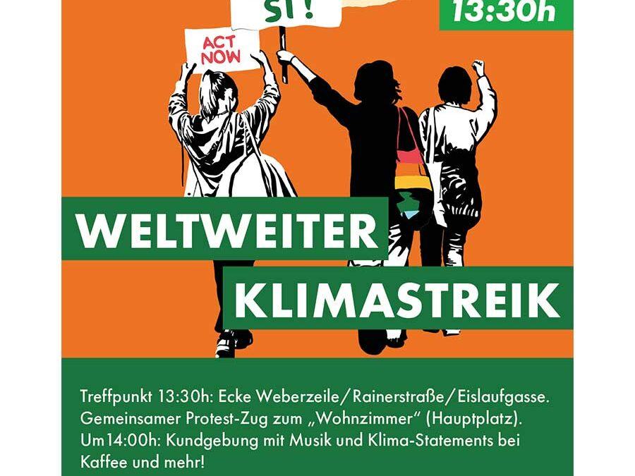 WELTWEITER KLIMASTREIK – Ried riad si!