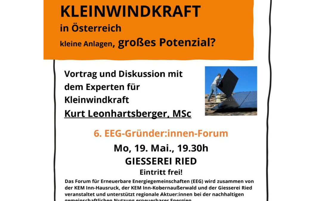 EEG-Günder:innenforum 6 – Kleinwindkraft und EEGs